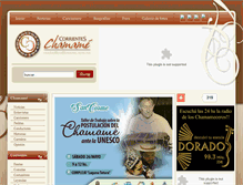Tablet Screenshot of corrienteschamame.com.ar